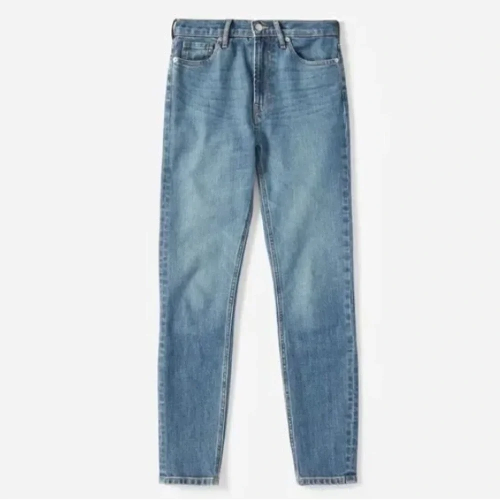 Everlane High Rise Classic Ankle Jean Vintage Light Wash Blue Size 30